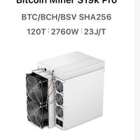 Bitmain Antminer S19 K Pro 120 TH/s NUOVO