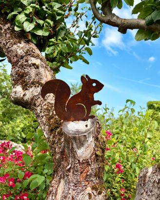 Scoiattolo in corten
