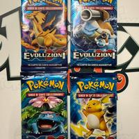 Artset bustine pokemon evoluzioni XY Ita sealed
