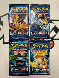 Artset bustine pokemon evoluzioni XY Ita sealed