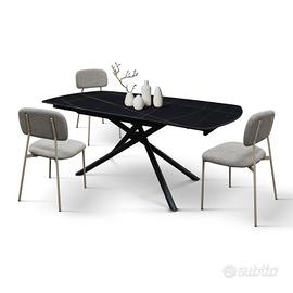 Nuovo tavolo allungabile in ceramica di design