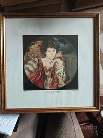 "La Tosca" stampa Riccardo benvenuti  con cornice 