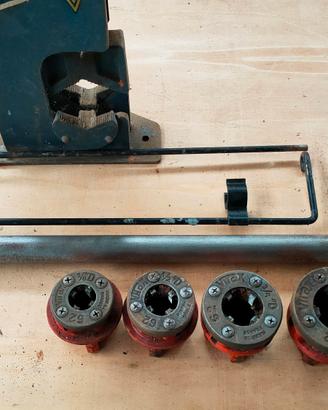 Filiera virax con morsa ferma tubi.