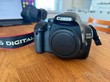 Reflex Canon EOS 550D efs 55-250 efs 18-55