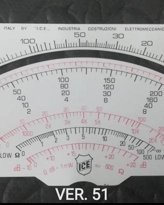 RICAMBI TESTER ICE 680R  QUADRANTI ORIGINALI USATI