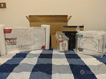 UPC, ETB e Bundle pokemon 151 italiano sigillati