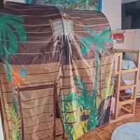 letto IKEA KURA con tenda