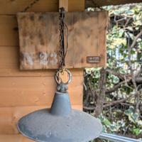 Lampada industriale a sospensione stile loft fatta