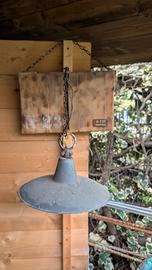 Lampada industriale a sospensione stile loft fatta