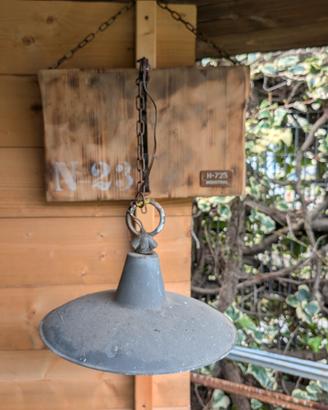 Lampada industriale a sospensione stile loft fatta