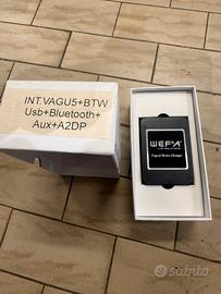 Interfaccia BT con usb e aux per autoradio golfV