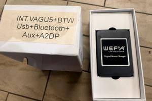 Interfaccia BT con usb e aux per autoradio golfV