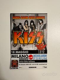 Poster mini KISS tour 2010