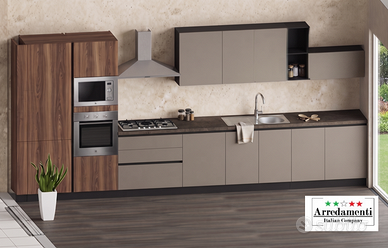 CUCINA NUOVA LINEARE CUCINE SU MISURA COMPONIBILE