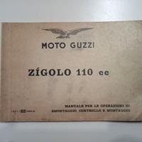 Manuale Manutenzione MOTO GUZZI ZIGOLO 110cc 1960