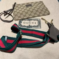Accessori in tessuto stile Gucci mai utilizzati