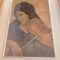 Quadro "La violinista"