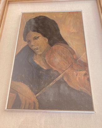 Quadro "La violinista"