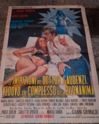 manifesto cinema film le inibizioni del dottor gau
