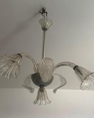 Lampadario antico vetro Murano