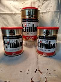 tre latte Kimbo da collezione 