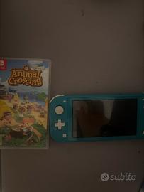 Nintendo switch lite  (usata) + animal crossing