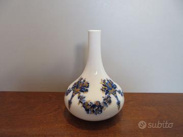Vaso vintage Heinrich Germany. Blu e oro. 13 cm
