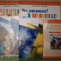 A merveille 1 e 2 Libri scuola media francese