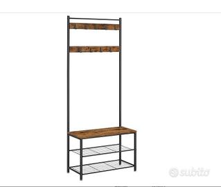 Mobile da ingresso,  portabiti, panca, scarpiera