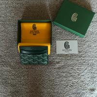 Portacarte Goyard - Verde