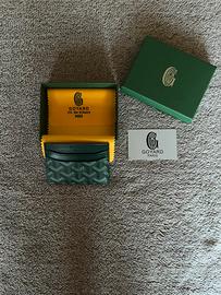 Portacarte Goyard - Verde