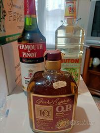 lotto 3 bottiglie vintage  Brandy+Vermouth+crema c