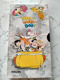 cassetta VHS film cartone animato Yabba Dabba Doo