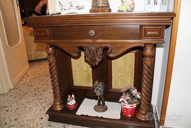 Mobile da ingresso in legno + Specchio