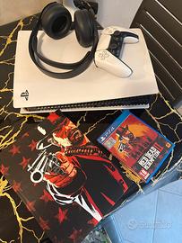 Ps5 con disco +cuffie sony + Red Dead Redemption