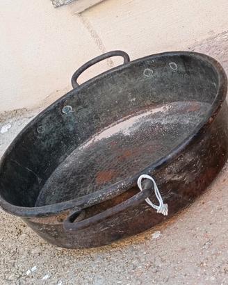 pentola in rame vintage