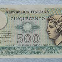 Banconota 500 Lire “Mercurio”