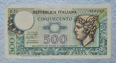 Banconota 500 Lire “Mercurio”