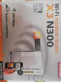 wifi modem router x3 n300 - sitecom