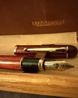 PENNA STILOGRAFICA MARKSMAN IN LEGNO CON CUSTODIA
