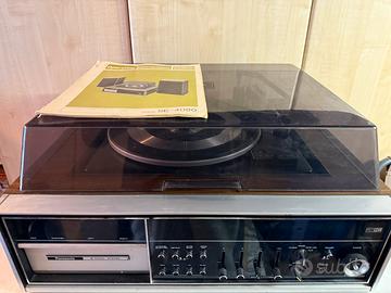 Stereo giradischi e casse 8mm anni ‘80 funzionante