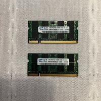2 RAM DDR2 Samsung da 1 GB