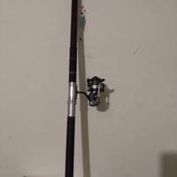 canna da pesca e mulinello 