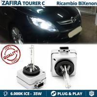 Lampadine Ricambio XENON D1S 6000K Opel Zafira C