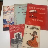 Spartiti musicali da collezione