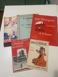 Spartiti musicali da collezione