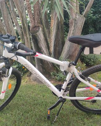 Mtb donna Rockrider  bianco-rosa