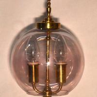Lampada bolla due luci