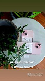 IPHONE 15 256GB ROSA batteria 100%