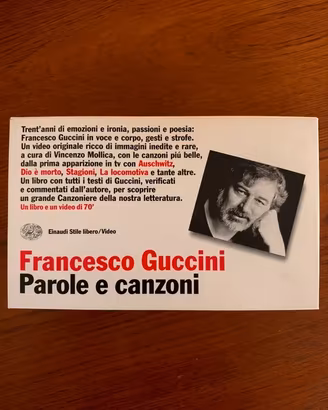 Cofanetto Francesco Guccini "Parole e canzoni" 